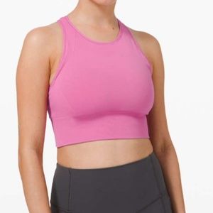 Lululemon Ebb To Train Bra in Magenta Glow Size 6